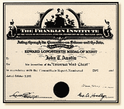 The Franklin Institute's Medal of Merit