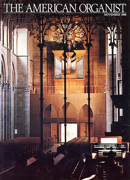 The American Organist, November 1990