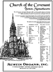 Church of the Covenant, Boston, Massachusetts